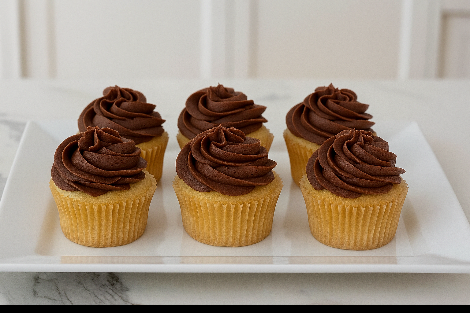 Vanilla Bean Cupcakes with Chocolate or Vanilla Buttercream Frosting