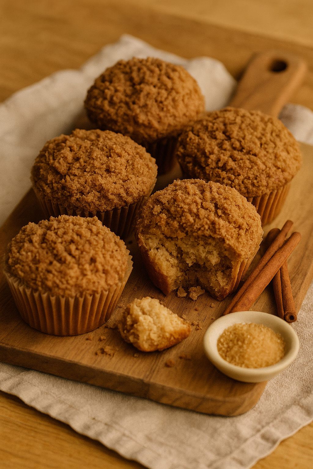 Cinnamon Streusel Muffins