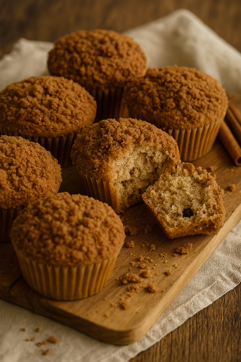 Cinnamon Streusel Muffins